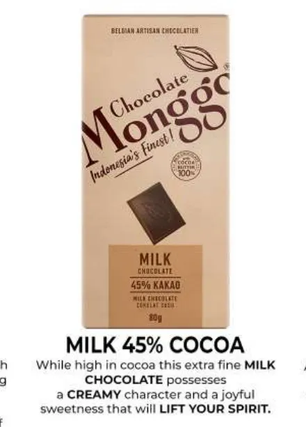Milk 45% Cocoa